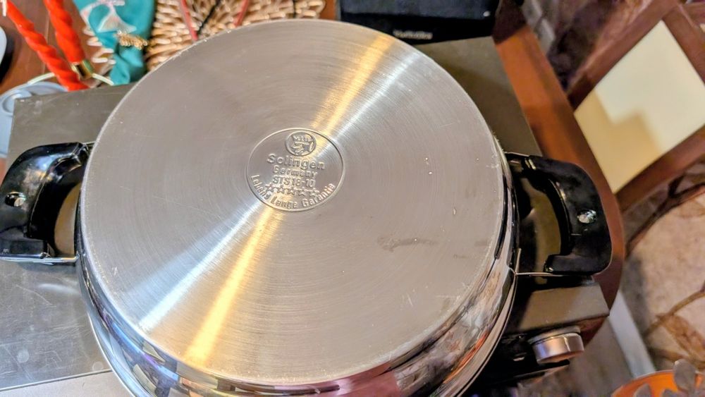 Garnek rondel na parze