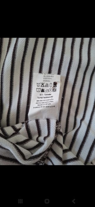 Polo riscas Castanho e Branco Purificacion Garcia - Homem (M)