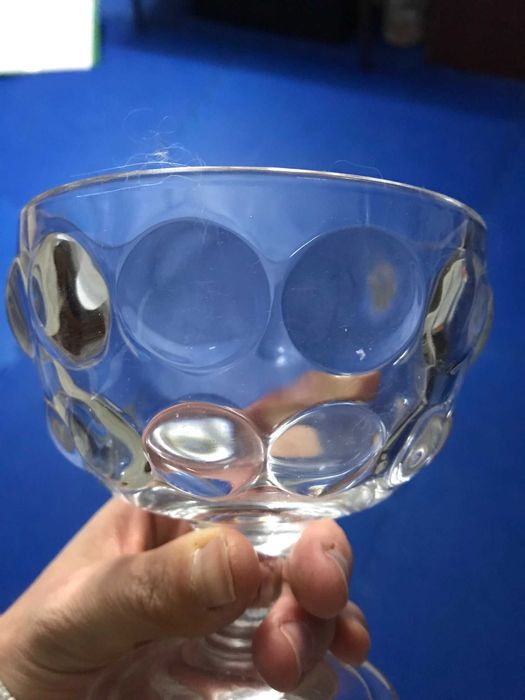 Taça de vidro para rebuçados