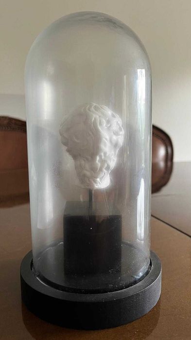 Busto David de Michelangelo com Redoma | Decoração Clássica