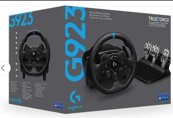 Logitech G29 Driving Force + Pedais – PS4/PS5/PC – Excelente Estado