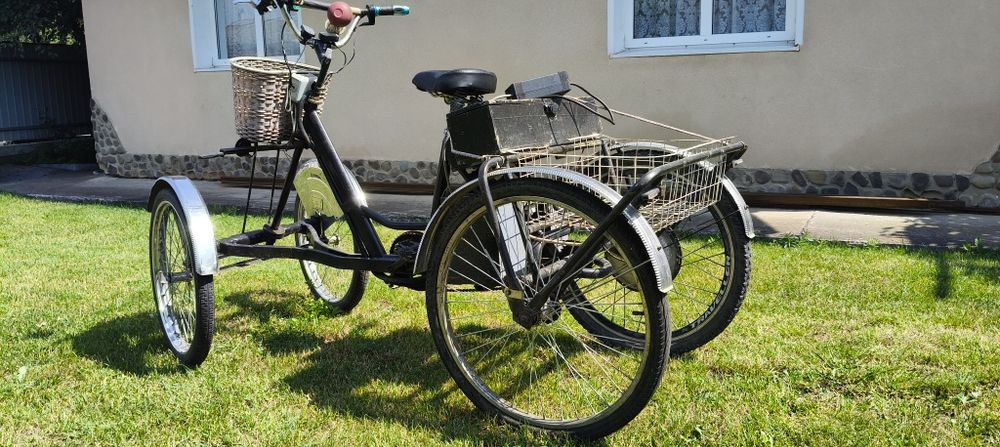Електровелосипед 500W / 48V 15Ah (із кошиками та педальним приводом)