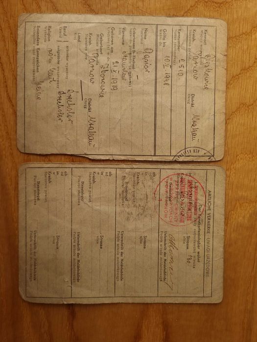 Kennkarte - kenn karte z danymi