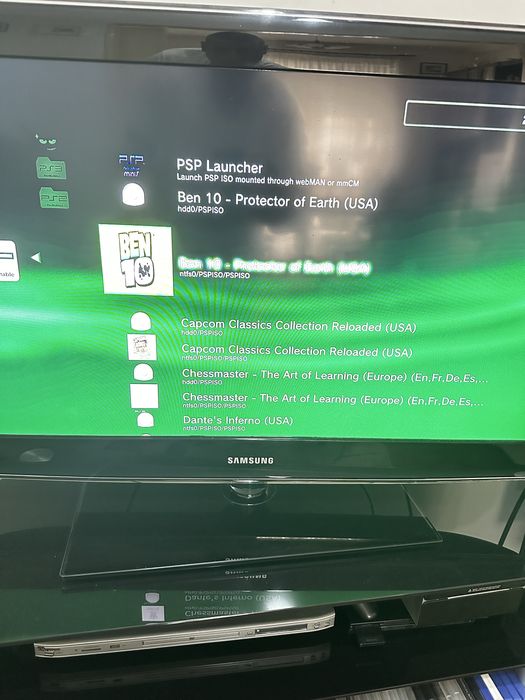 PS3 com custom firmware e com varios jogos