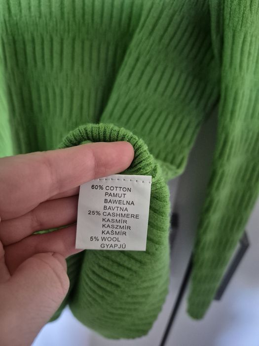 Nowy sweter z kaszmirem S/M