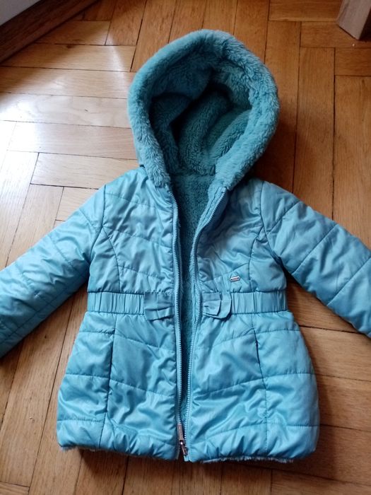 Kurtka zimowa dwustronna dziewczynka 92 mayoral