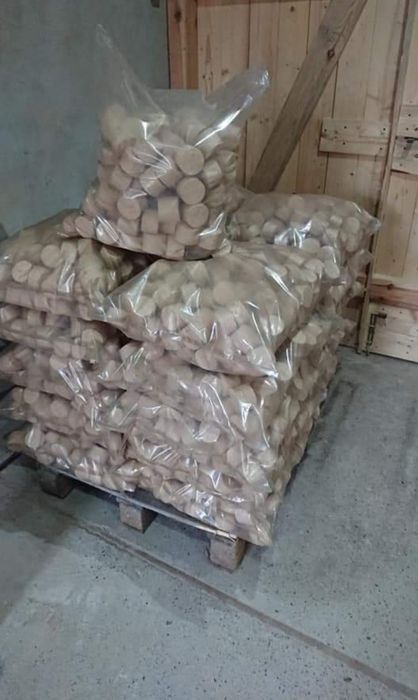 Brykiet bukowy krążki