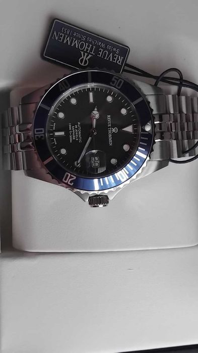 -75% Акція! Новий Revue Thommen Diver Automatic Black Dial 17571.2235 Swiss made