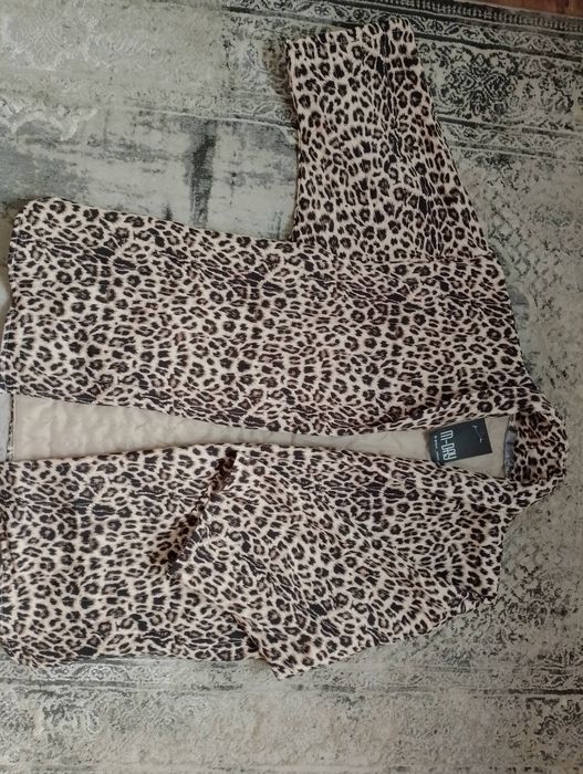 Nowa marynarka panterkowa oversize