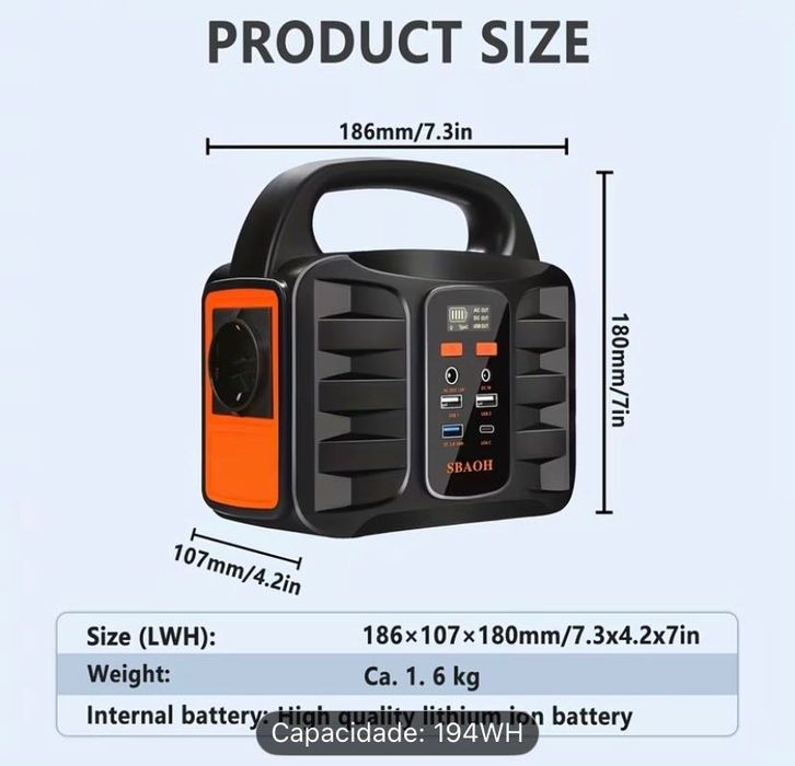 Power bank de alta capacidade