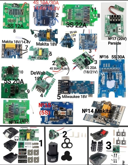 Зарядки  LifePo4 - 5/10А/ /Li-ion 2А