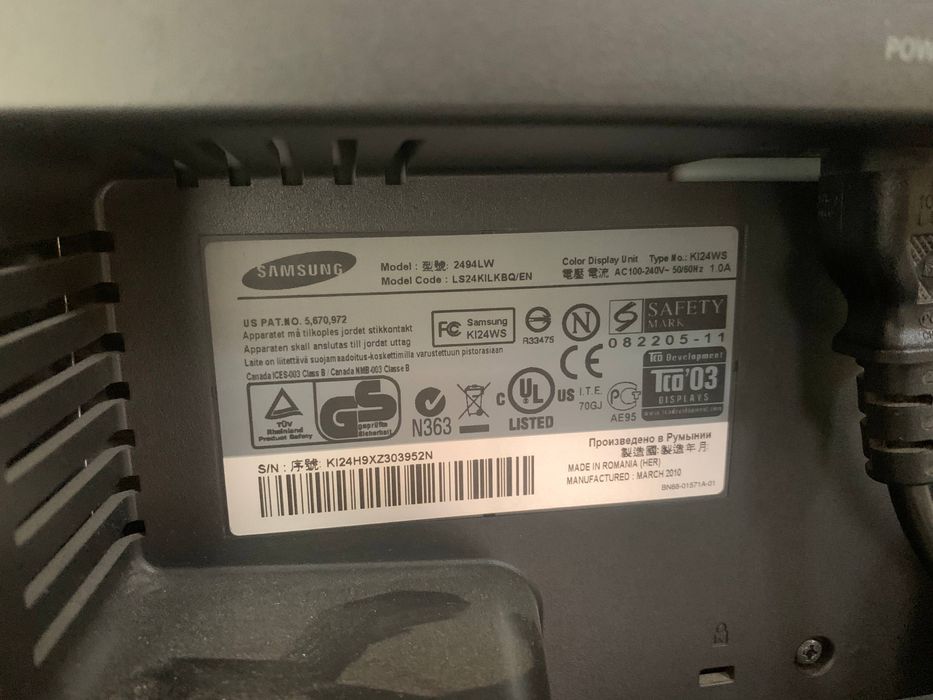 Монітор Samsung 24 дюйми