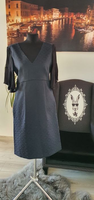 Sukienka nowa max mara granatowa oryginalna rozmiar 40 L 38 m