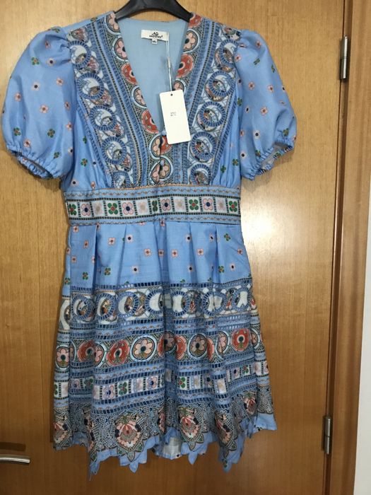 Vestido Curto Novo Florido