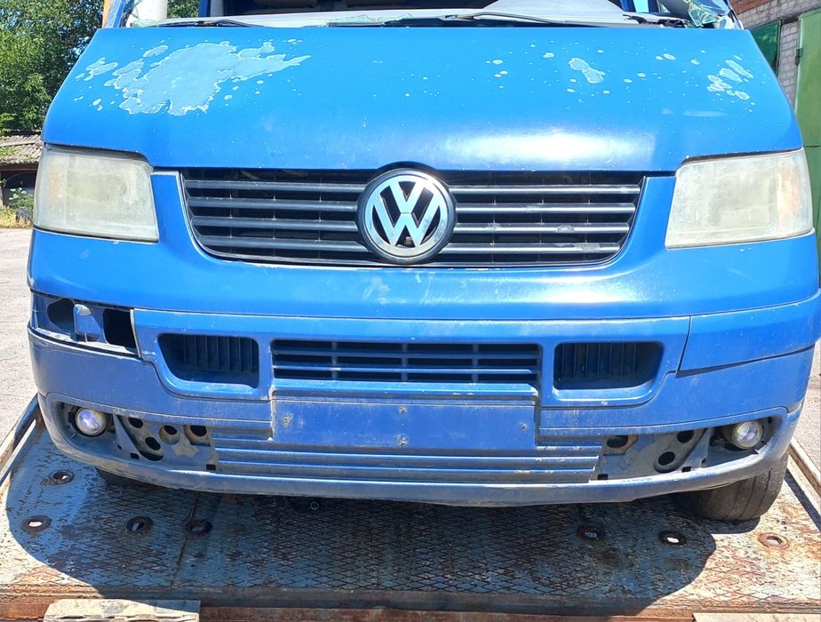 Бампер передний фары крыло морда фольксваген транспортер т5
