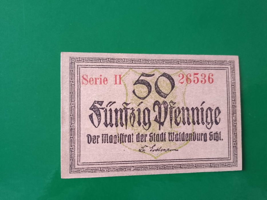 Zamienię ładny notgeld Walbrzych
