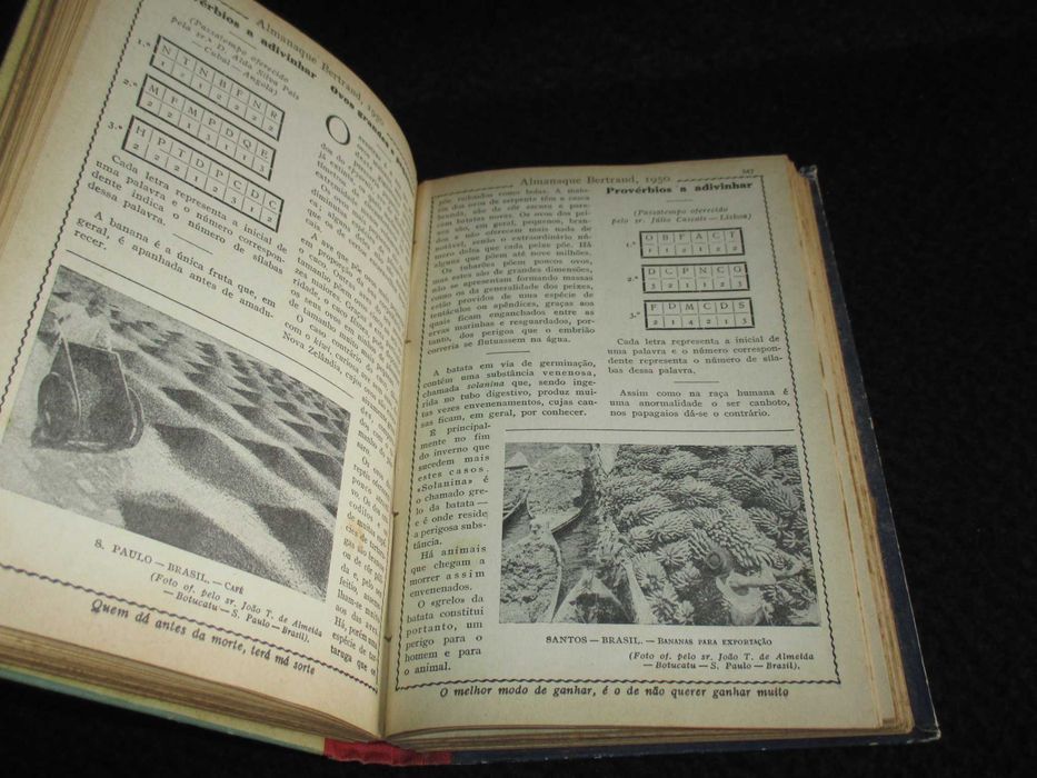 Livro Almanaque Bertrand 1950 Maria Fernandes Costa