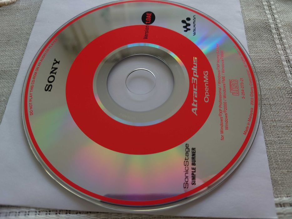 SONY SonicStage program Atrac3 plus