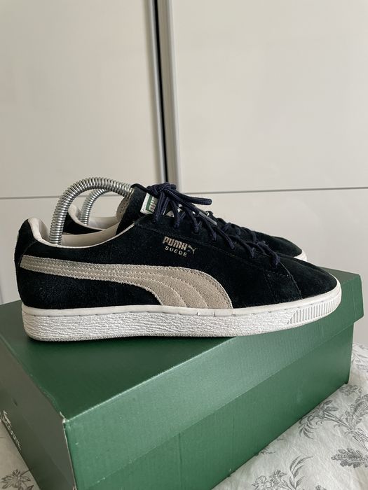 Puma Suede sneakersy skorzane nubuk czarne 38 adidasy trampki tenisowki