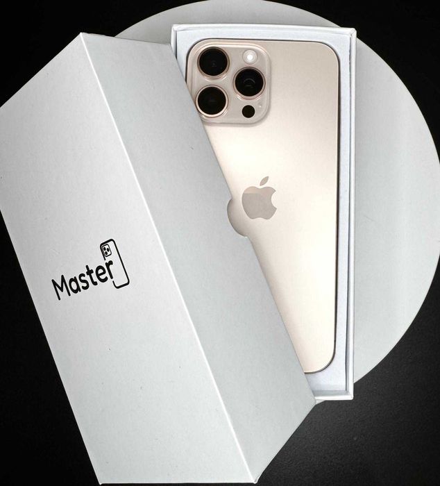 Iphone 16 Pro Max 256GB Desert Jak Nowy Bateria 97-98% 6msc gwarancji