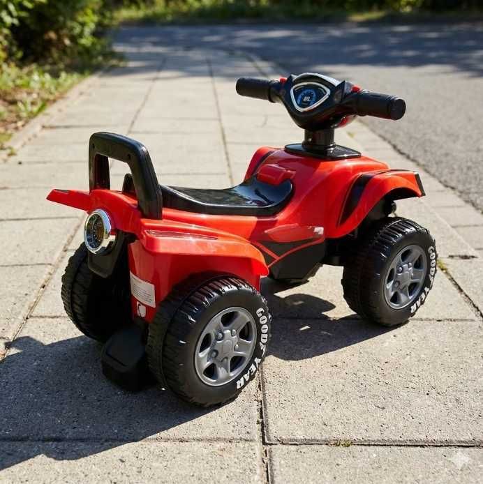Mocny Jeździk Samochód Autko Dla Dzieci Pchacz Czerwony Na Prezent