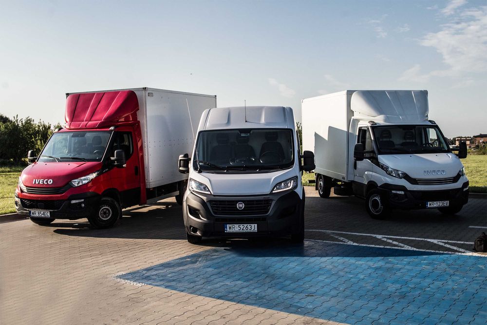 Wypożyczalnia busów, Wynajem busów dostawczych -kontener, winda