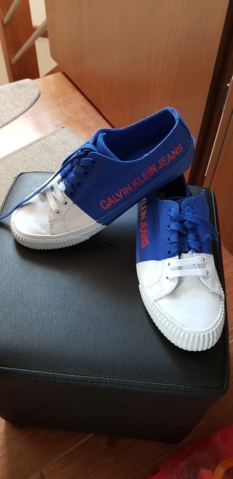Nowe trampki calvin klein jeans r 37 adidasy sneakersy uszkodzone