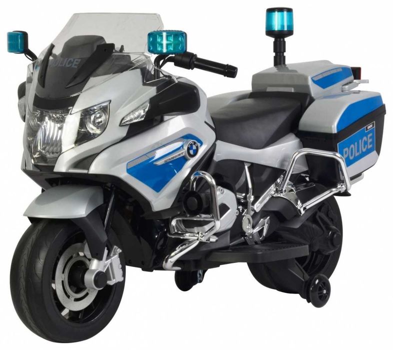 Motor Policyjny BMW Syreny Światła Motorek na Akumulator  212.Sr
