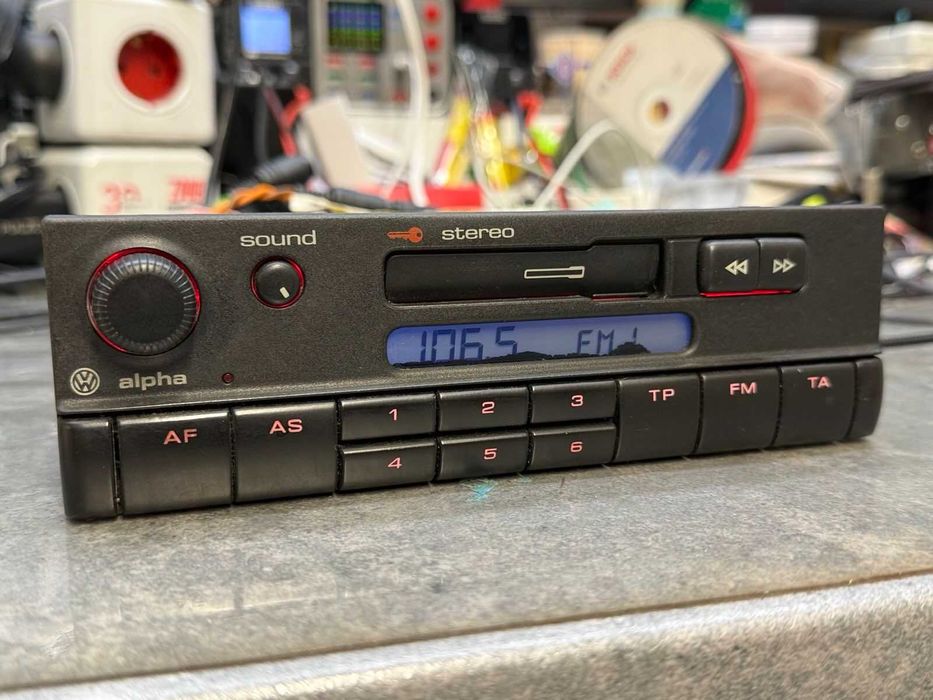 Fabryczne Radio Alpha CC VW Volkswagen Golf transporter T4 Passat Polo