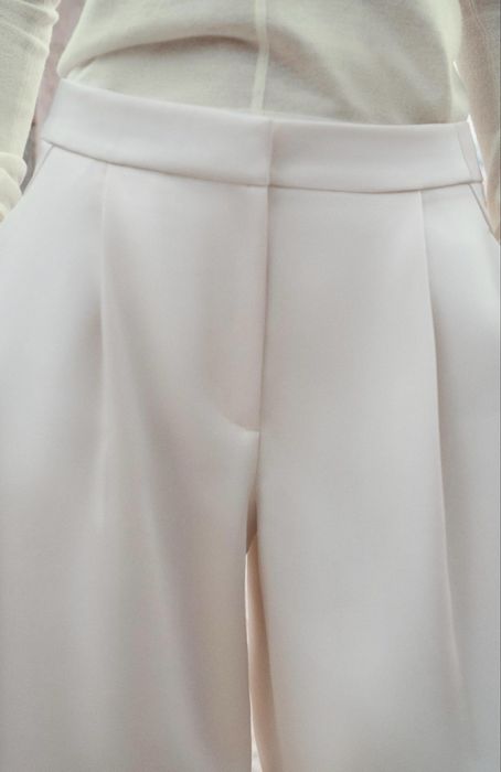 Сатиновые брюки zara