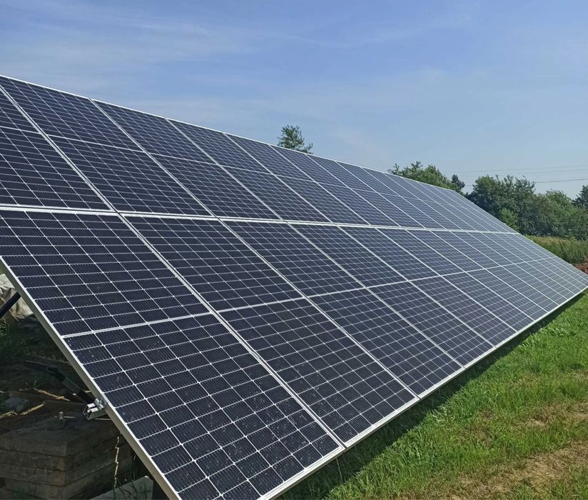 Сонячні батареї монтаж сонячних панелей, сонячна електростанція