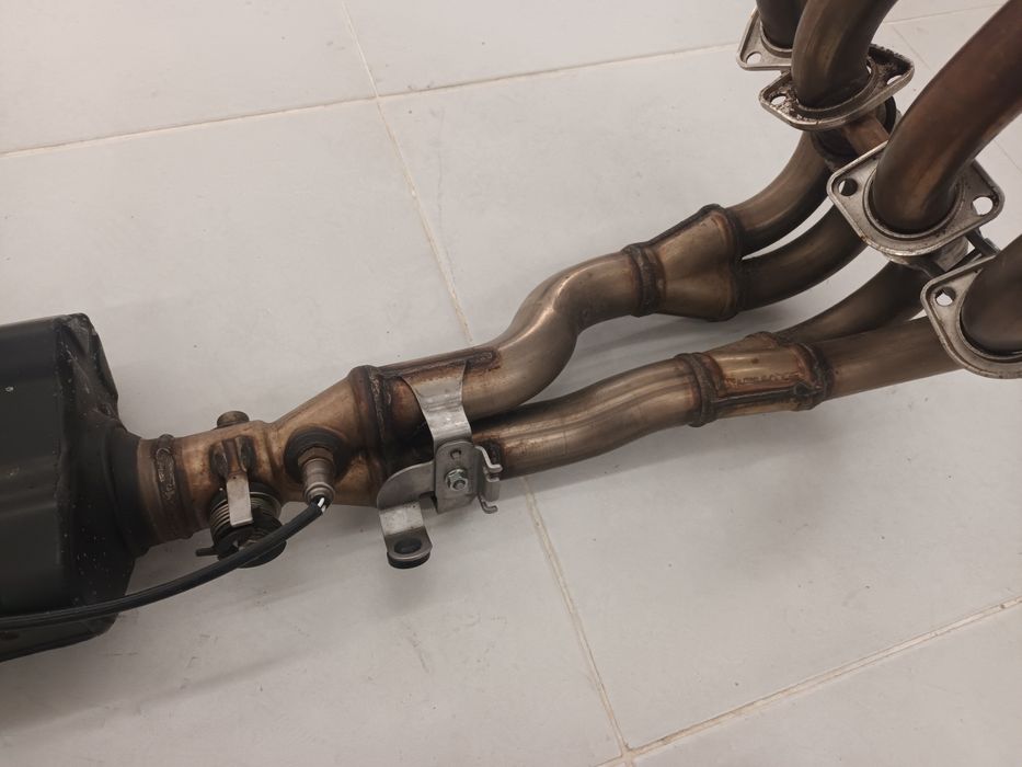 Linha completa escape origem Suzuki Gsxr 600