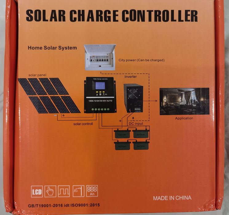 Mppt контроллер 100A SY10048 12В 24В 36В 48В Вольт