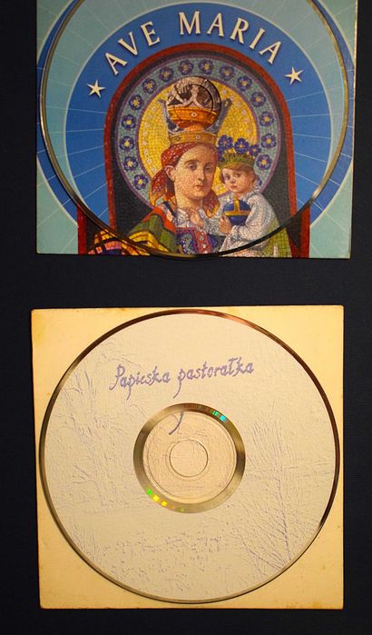 Papieska pastorałka z Ojcem Świętym, Janem Pawłem II + „Ave Maria