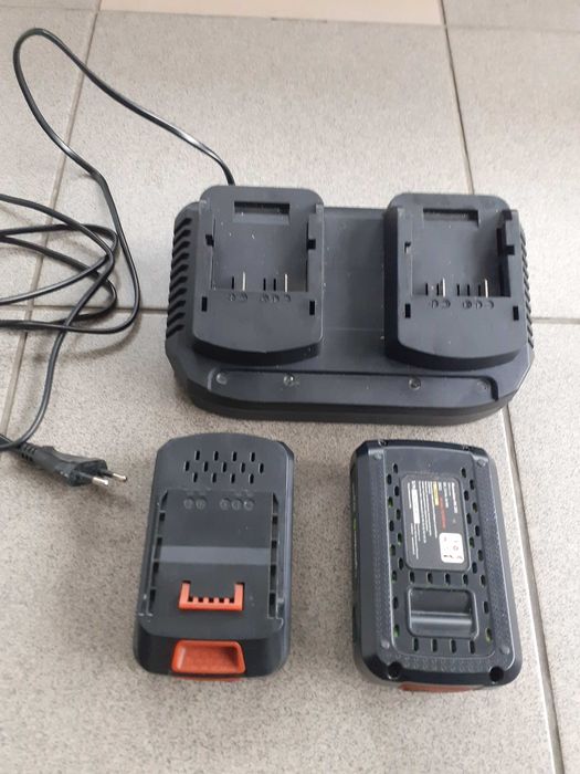 Akumulatory 4GARDEN (powerbase,yard force,verto)+ladowarka stan bdb