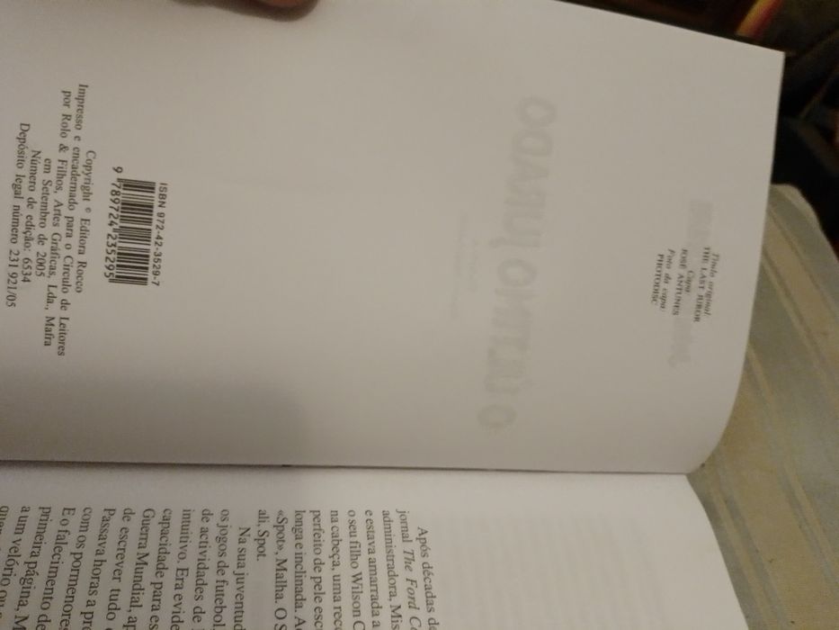 O último jurado-John Grisham-1 ediçao -CL.-10E-Alcofa Bébe50E Desde 5E