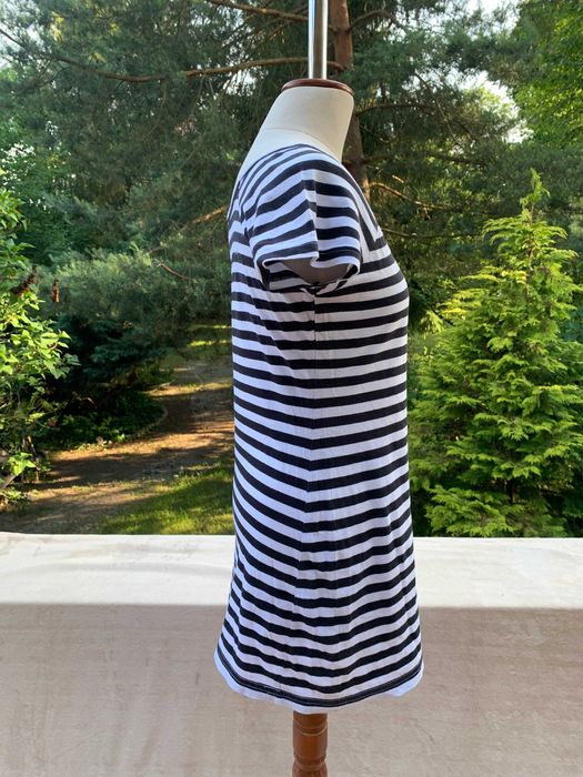 długi podkoszulek w czarno białe paski, rozm Xl, trois cina