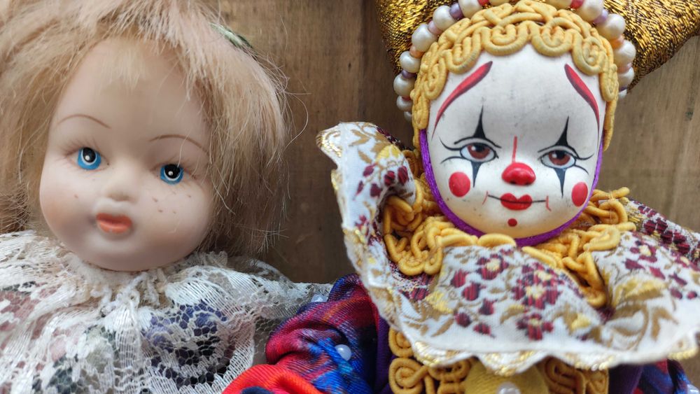 Bonecos de porcelana agora + batato