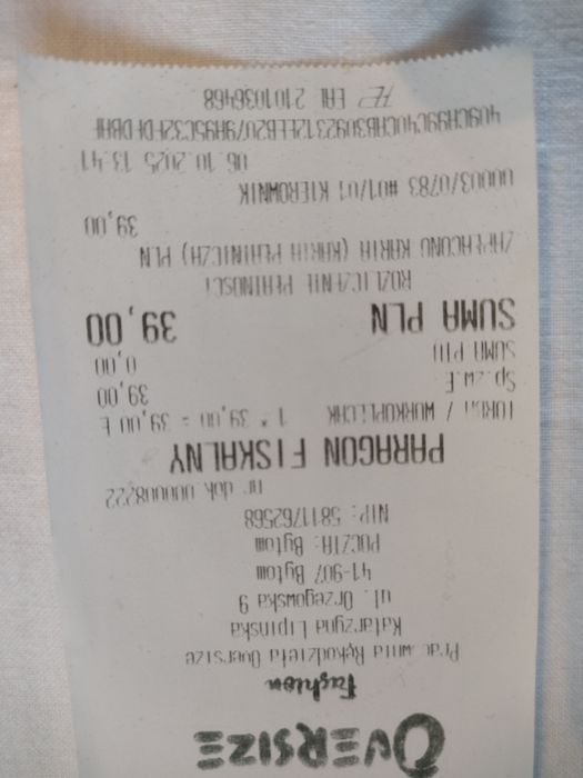 Saszetka męska nowa