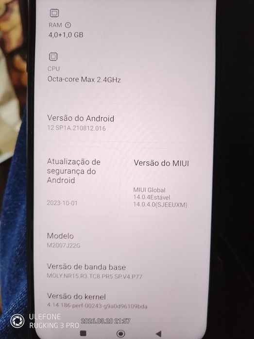 Xiaomi redmi note 9T