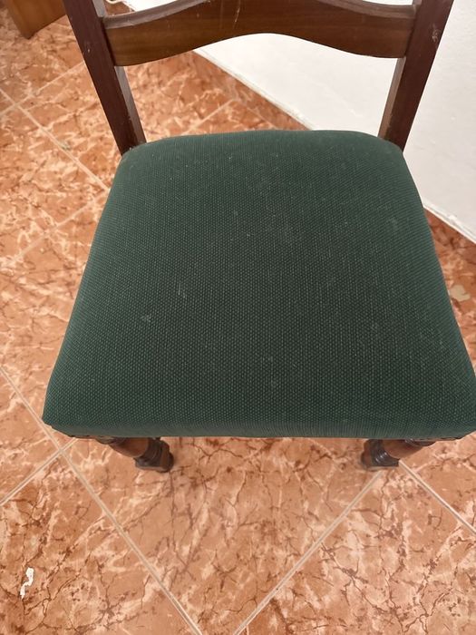Mesa de jantar em madeira maciça + 6 cadeiras mais fotos mensagem privada