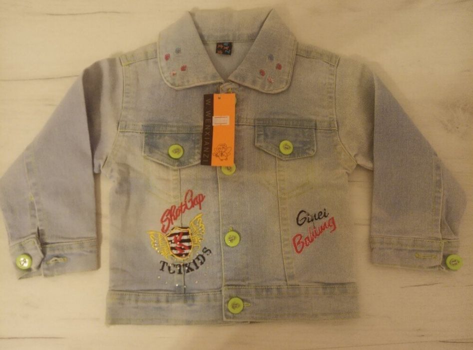 Джинсовый пиджак для девочки