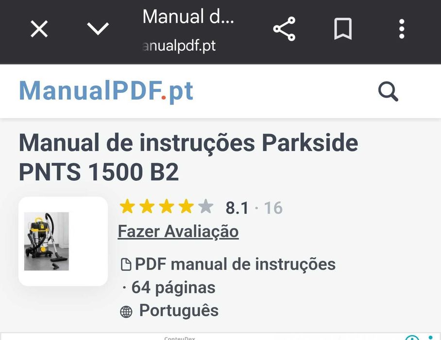 Aspirador  novo 30 l sólidos e líquidos PARKSIDE 1500 B2