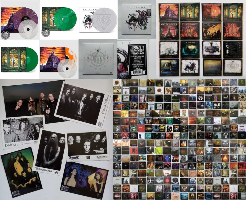 IN FLAMES, Lake of Tears, Sinergy, The Halo Effect (CD/LP/Merch)