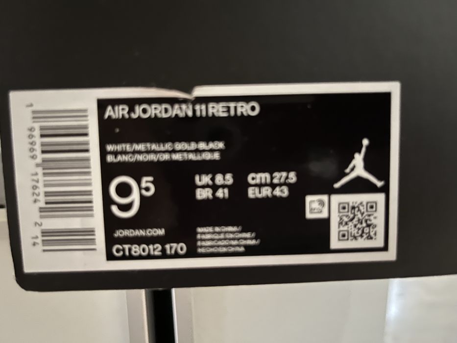 Nike Air Jordan XI “Gratitude” NOVAS