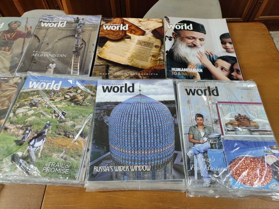 Aramco World Magazine de Nov/Dez 98 até Mai/Jun 2015