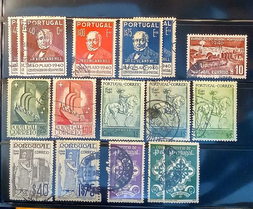 Selos diversos de 1940