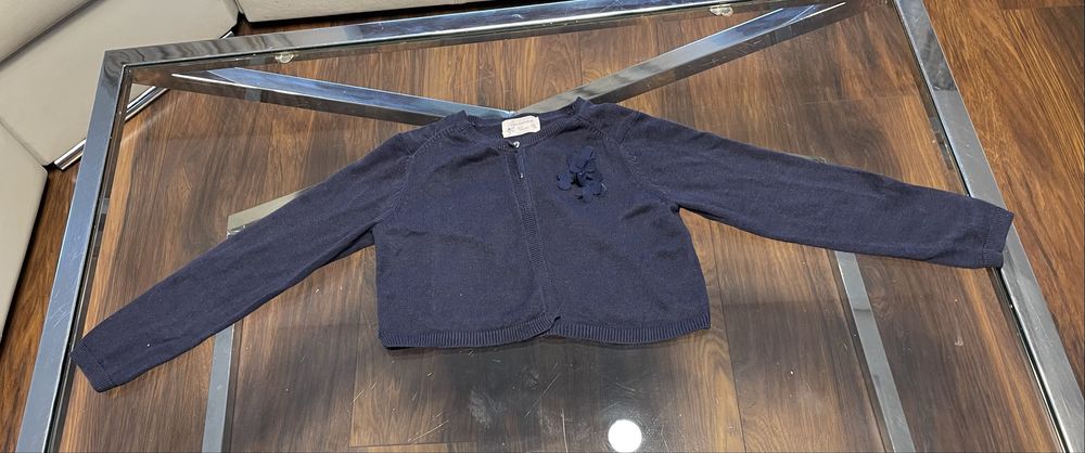Używane granatowe bolerko dziewczęce Zara