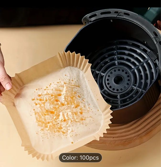Forros para Air Fryer – Papel Antiaderente Premium