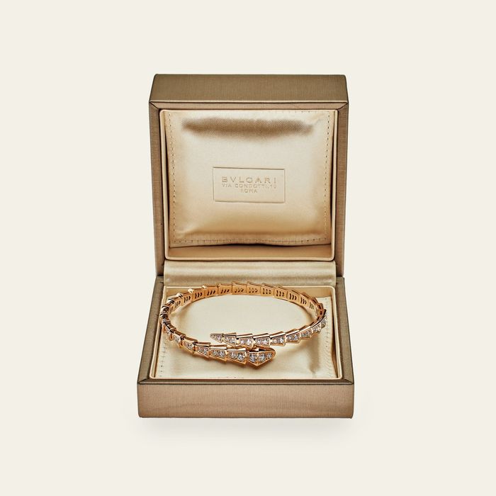 Браслет с бриллиантами 
в стиле BVLGARI Serpenti